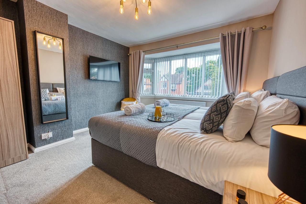 Elegant 5 Bed House - Sleeps 9, Central Solihull, Nec, Jlr, Hs2, Resorts World, Airport Business And Leisure Stays, Esterno foto